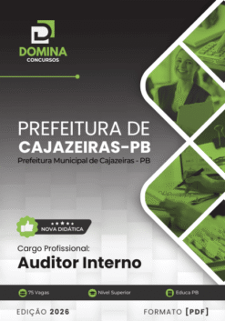 Apostila Auditor Interno Cajazeiras PB 2026
