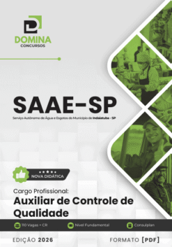 Apostila Auxiliar de Controle de Qualidade SAAE Indaiatuba SP 2026