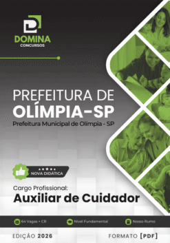 Apostila Auxiliar de Cuidador Olímpia SP 2026