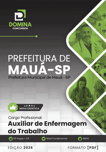 Apostila Auxiliar de Enfermagem do Trabalho Mauá SP 2026 2 Apostila Auxiliar de Enfermagem do Trabalho Mauá SP 2026