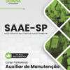Apostila Auxiliar de Manutenção SAAE Garça SP 2026