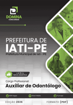Apostila Auxiliar de Odontólogo Iati PE 2026
