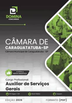 Apostila Auxiliar de Serviços Gerais Câmara Campo Limpo Paulista SP 2026