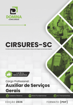 Apostila Auxiliar de Serviços Gerais CIRSURES SC 2026