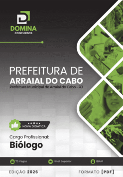 Apostila Biólogo Arraial do Cabo RJ 2026