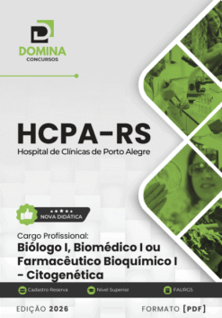 Apostila Biólogo Biomédico Farmacêutico Citogenética HCPA RS 2026
