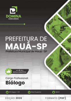 Apostila Biólogo Mauá SP 2026