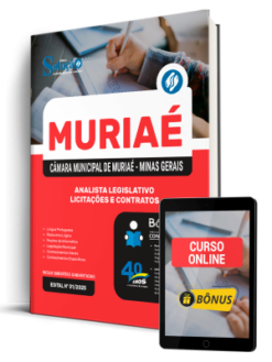 Apostila Câmara de Muriaé - MG 2026 - Analista Legislativo – Licitações e Contratos