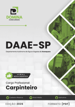 Apostila Carpinteiro DAAE Araraquara SP 2026