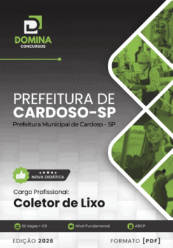 Apostila Coletor de Lixo Cardoso SP 2026