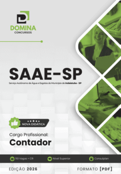 Apostila Contador SAAE Indaiatuba SP 2026