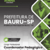 Apostila Coordenador Pedagógico da Educação Infantil Bauru SP 2026