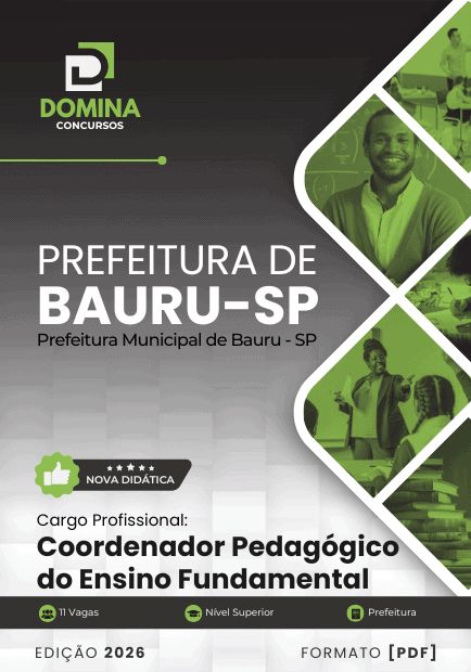 Apostila Coordenador Pedagógico do Ensino Fundamental Bauru SP 2026 1 Apostila Coordenador Pedagógico do Ensino Fundamental Bauru SP 2026