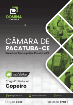 Apostila Copeiro Câmara Pacatuba CE 2026