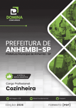 Apostila Cozinheiro Anhembi SP 2026