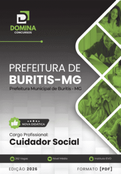 Apostila Cuidador Social Buritis MG 2026