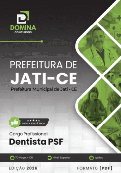 Apostila Dentista PSF Jati CE 2026