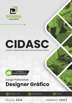 Apostila CIDASC 2023 - Assistente Administrativo 18 Apostila Designer Gráfico CIDASC 2026