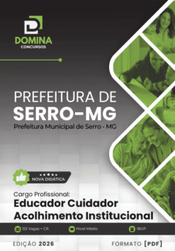 Apostila Educador Cuidador Serro MG 2026