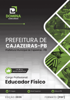 Apostila Educador Físico Cajazeiras PB 2026