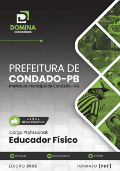 Apostila Educador Físico Condado PB 2026