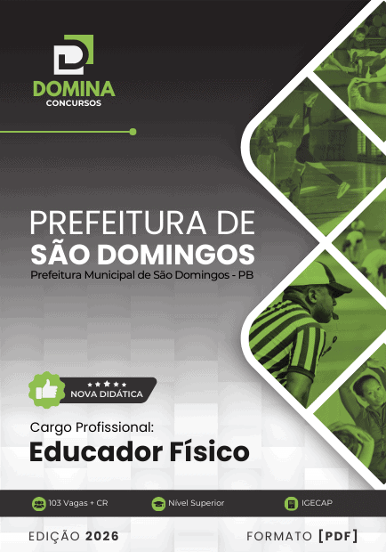Apostila Educador Físico São Domingos PB 2026 1 Apostila Educador Físico São Domingos PB 2026