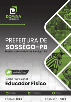 Apostila Educador Físico Sossêgo PB 2026
