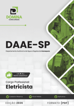 Apostila Eletricista DAAE Araraquara SP 2026