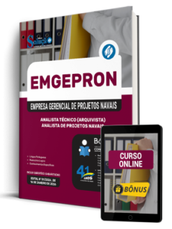 Apostila EMGEPRON 2026 - Analista de Projetos Navais - Analista Técnico (Arquivista)
