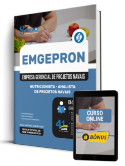 Apostila EMGEPRON 2026 - Analista de Projetos Navais - Nutricionista