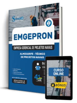 Apostila EMGEPRON 2026 - Técnico de Projetos Navais - Almoxarife
