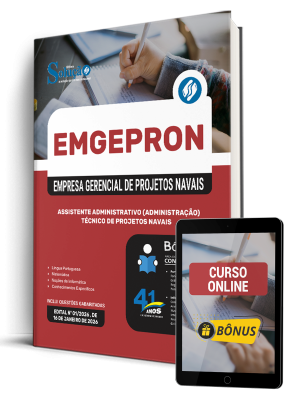 Apostila EMGEPRON 2026 - Técnico de Projetos Navais - Assistente Administrativo (Administração) 1 Apostila EMGEPRON 2026 - Técnico de Projetos Navais - Assistente Administrativo (Administração)