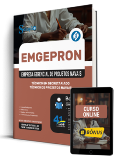 Apostila EMGEPRON 2026 - Técnico de Projetos Navais - Técnico em Secretariado