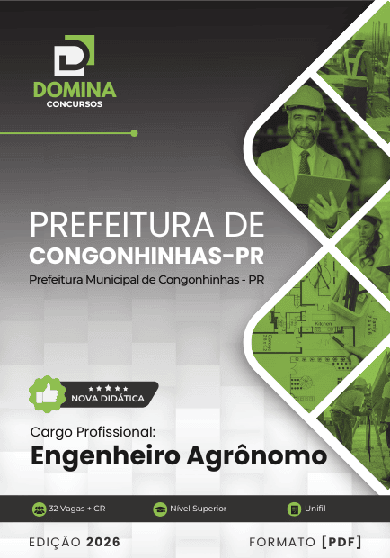 Apostila Engenheiro Agrônomo Congonhinhas PR 2026 1 Apostila Engenheiro Agrônomo Congonhinhas PR 2026