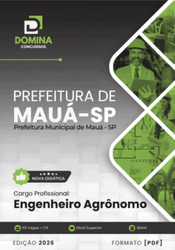 Apostila Engenheiro Agrônomo Mauá SP 2026