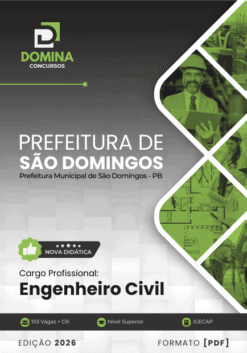 Apostila Engenheiro Civil São Domingos PB 2026