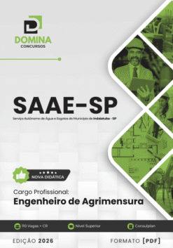 Apostila Engenheiro de Agrimensura SAAE Indaiatuba SP 2026