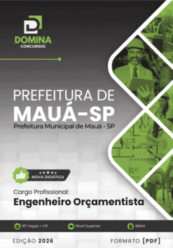 Apostila Engenheiro Orçamentista Mauá SP 2026