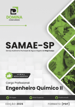 Apostila Engenheiro Químico II Samae Mogi Guaçu SP 2026
