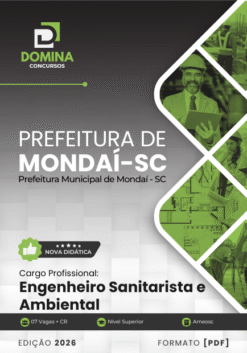 Apostila Engenheiro Sanitarista e Ambiental Mondaí SC 2026