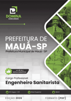 Apostila Engenheiro Sanitarista Mauá SP 2026