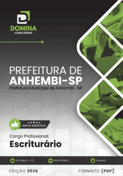 Apostila Escriturário Anhembi SP 2026