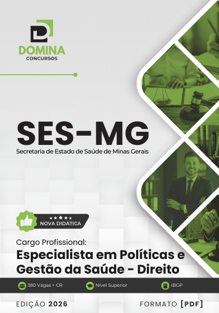 Apostila Especialista em Políticas e Gestão da Saúde Direito SES MG 2026 1 Apostila Especialista em Políticas e Gestão da Saúde Direito SES MG 2026