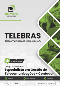 Apostila Especialista em Telecomunicações Analista Contador TELEBRAS 2026