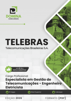 Apostila Especialista em Telecomunicações Engenheiro Eletricista TELEBRAS 2026