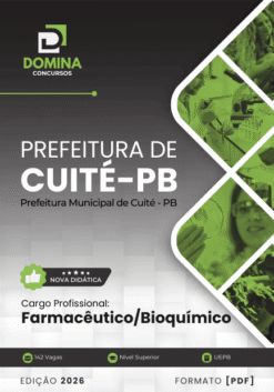 Apostila Farmacêutico Bioquímico Cuité PB 2026