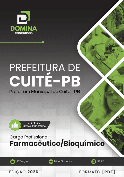 Apostila Farmacêutico Bioquímico Cuité PB 2026 2 Apostila Farmacêutico Bioquímico Cuité PB 2026