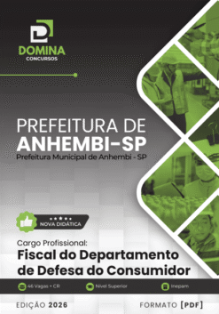 Apostila Fiscal de Defesa do Consumidor Anhembi SP 2026