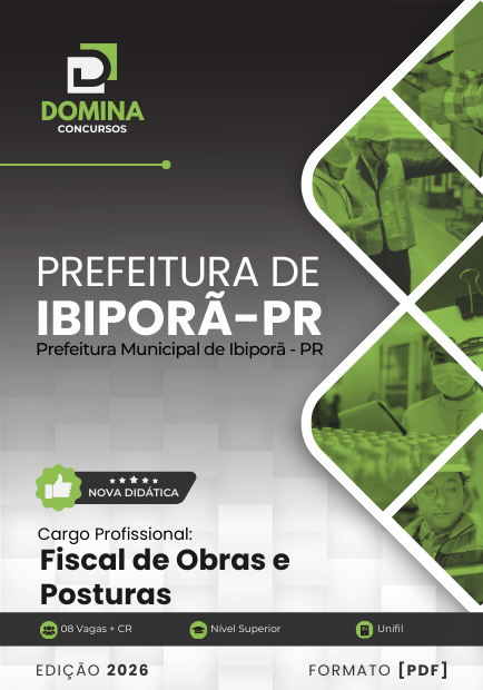 Apostila Fiscal de Obras e Posturas Ibiporã PR 2026 2 Apostila Fiscal de Obras e Posturas Ibiporã PR 2026