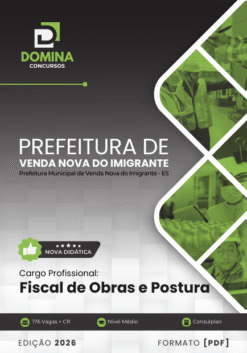 Apostila Fiscal de Obras e Posturas Venda Nova do Imigrante ES 2026
